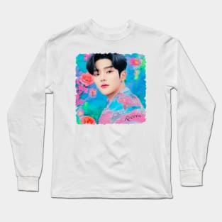 Rowoon - romantic flower portrait | 로운 ewsbdi 김석우 Long Sleeve T-Shirt